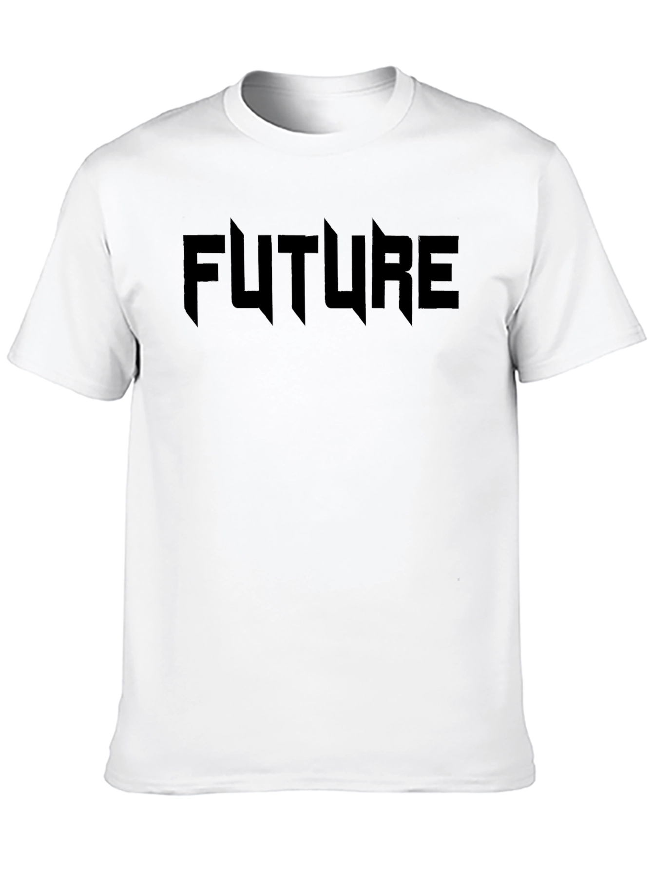Future Graphic Black T-Shirt - Modern Streetwear Style