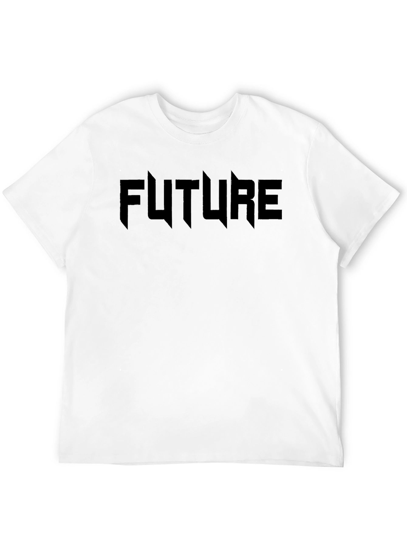 Future Graphic Black T-Shirt - Modern Streetwear Style
