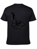 Black Rabbit Silhouette Graphic T-Shirt