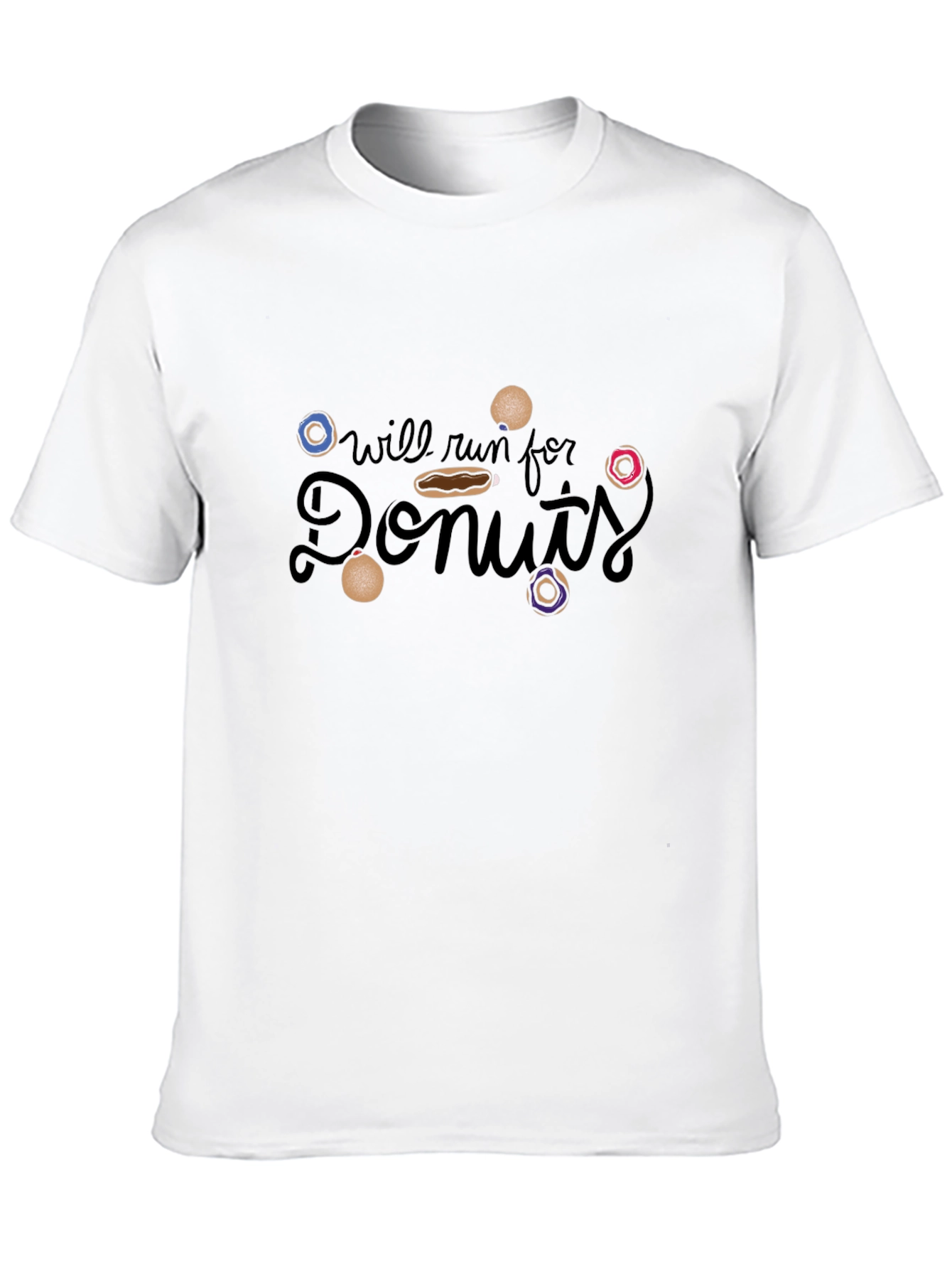 Will Run for Donuts Graphic T-Shirt
