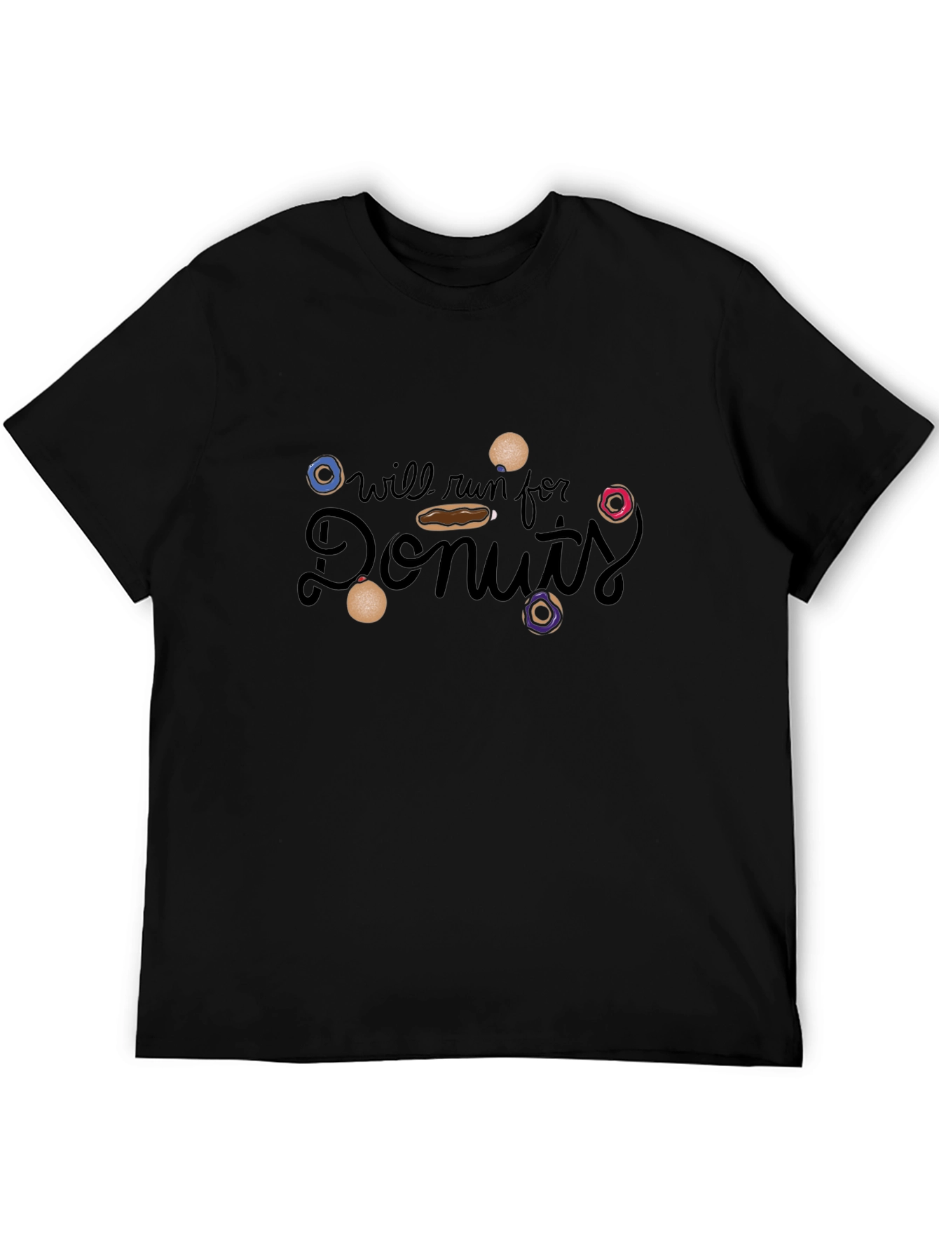 Will Run for Donuts Graphic T-Shirt