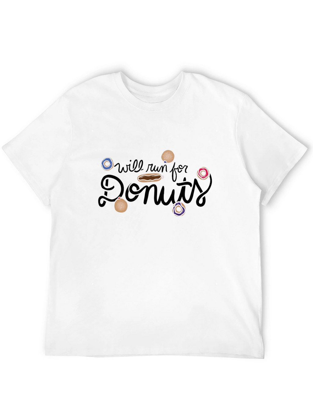 Will Run for Donuts Graphic T-Shirt