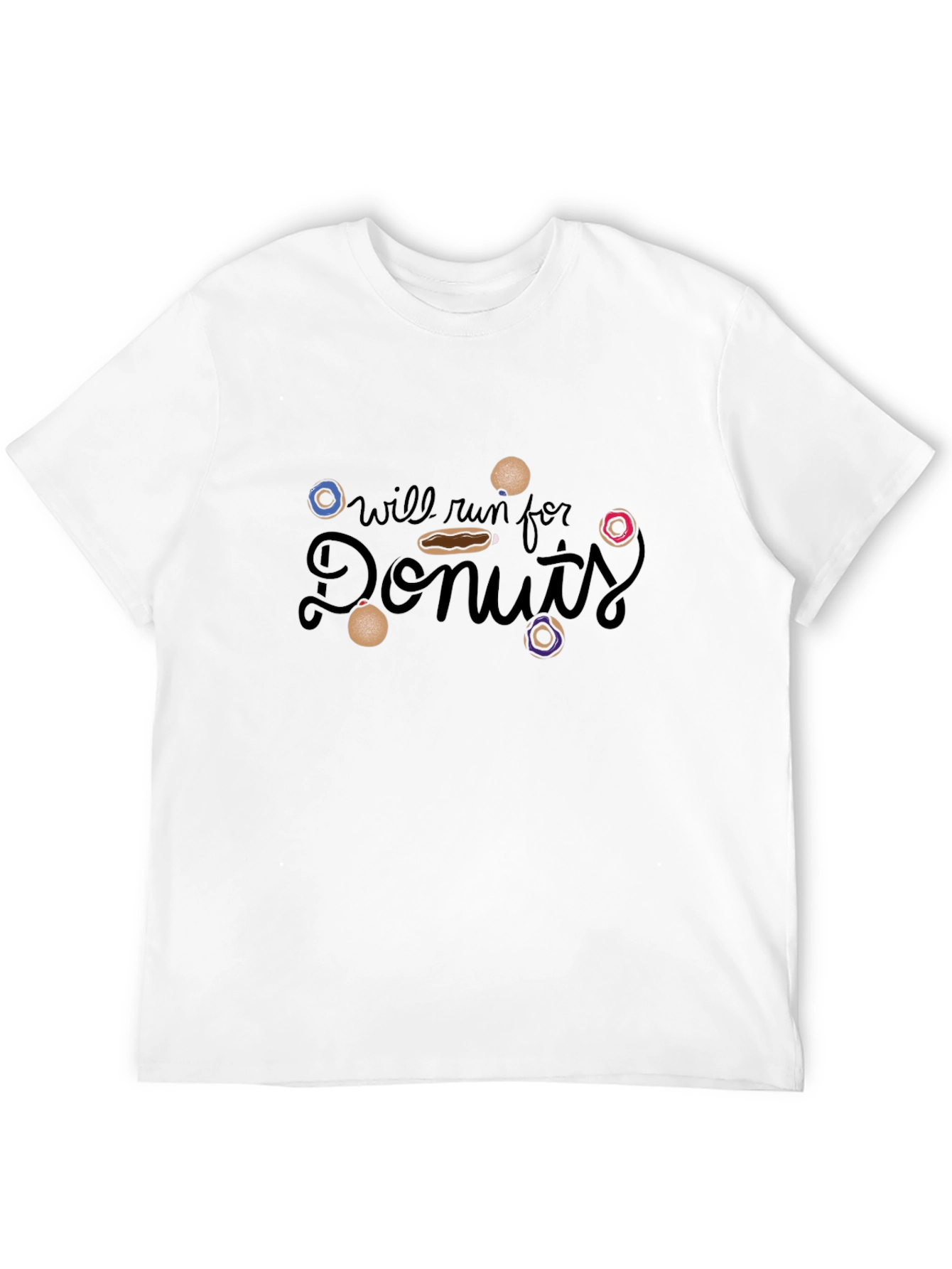 Will Run for Donuts Graphic T-Shirt