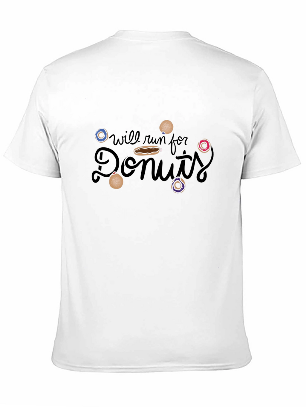 Will Run for Donuts Graphic T-Shirt