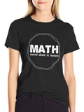 Math Mental Abuse T-Shirt - Funny Geeky Design