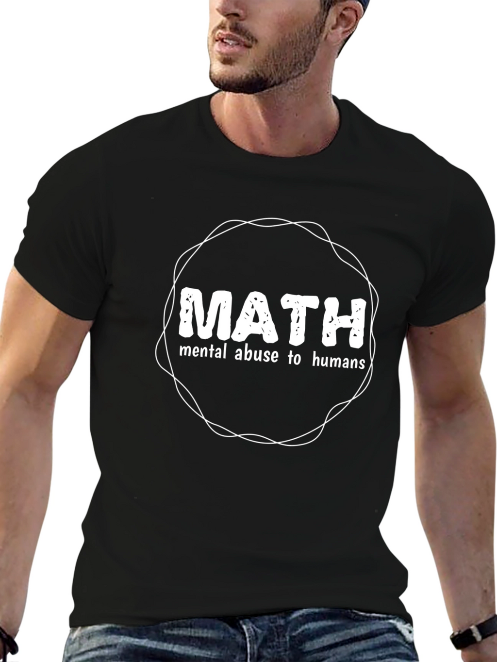 Math Mental Abuse T-Shirt - Funny Geeky Design