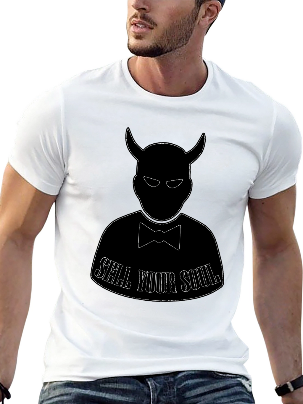 Sell Your Soul Devil Graphic T-Shirt