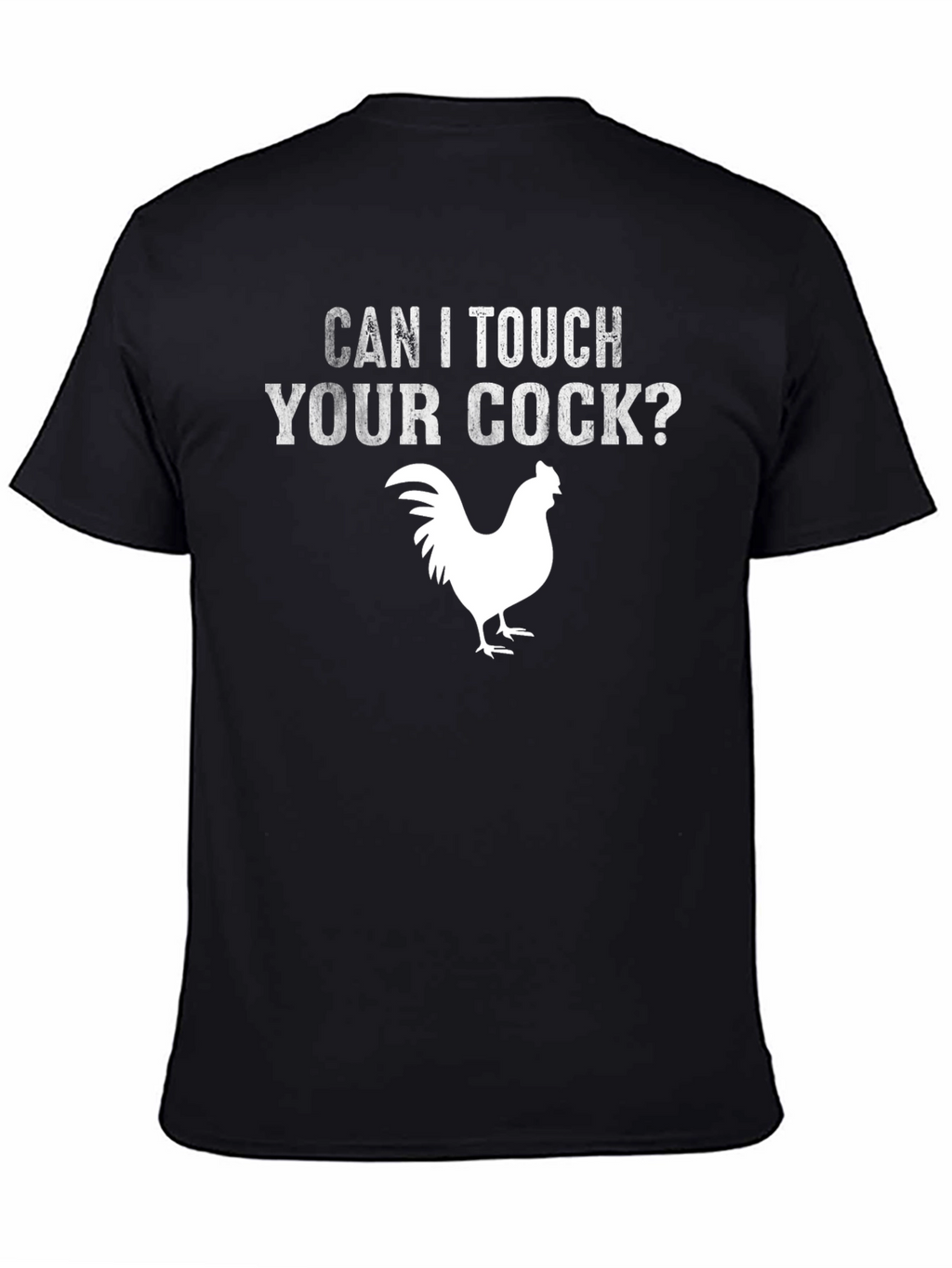 Can I Touch Your Cock? Chicken Graphic T-Shirt