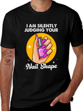 Silently Judging Your Nail Shape T-Shirt