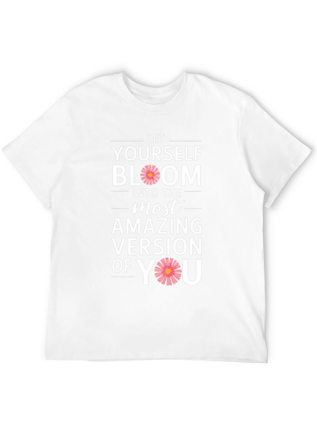 Bloom Yourself Black Cotton Graphic Tee