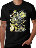 Mystic Eye Pyramid Graphic Black T-Shirt