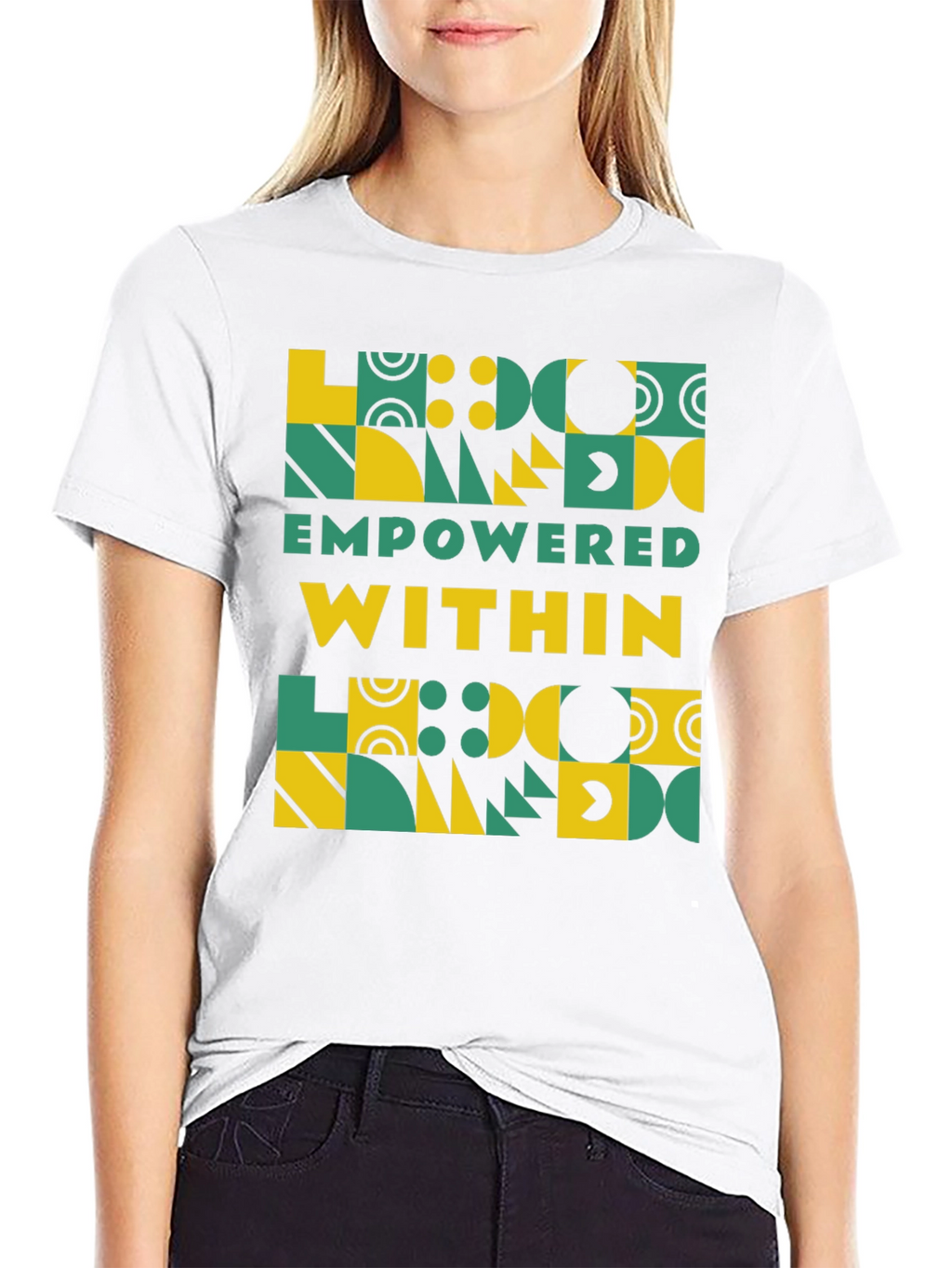 Empowered Within Geometric T-Shirt