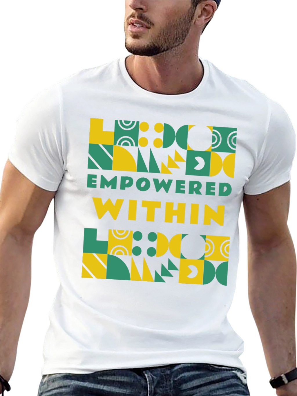 Empowered Within Geometric T-Shirt