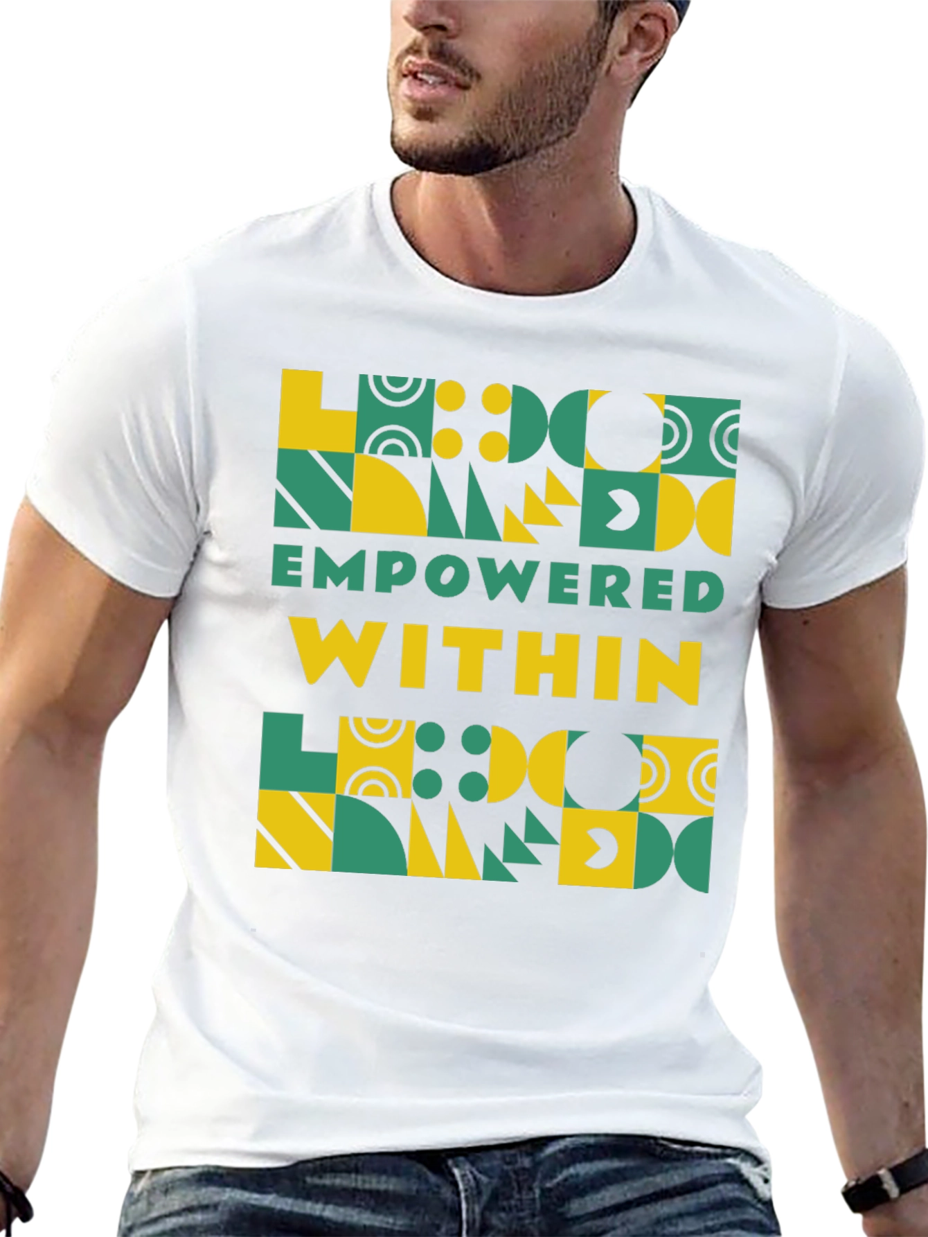 Empowered Within Geometric T-Shirt