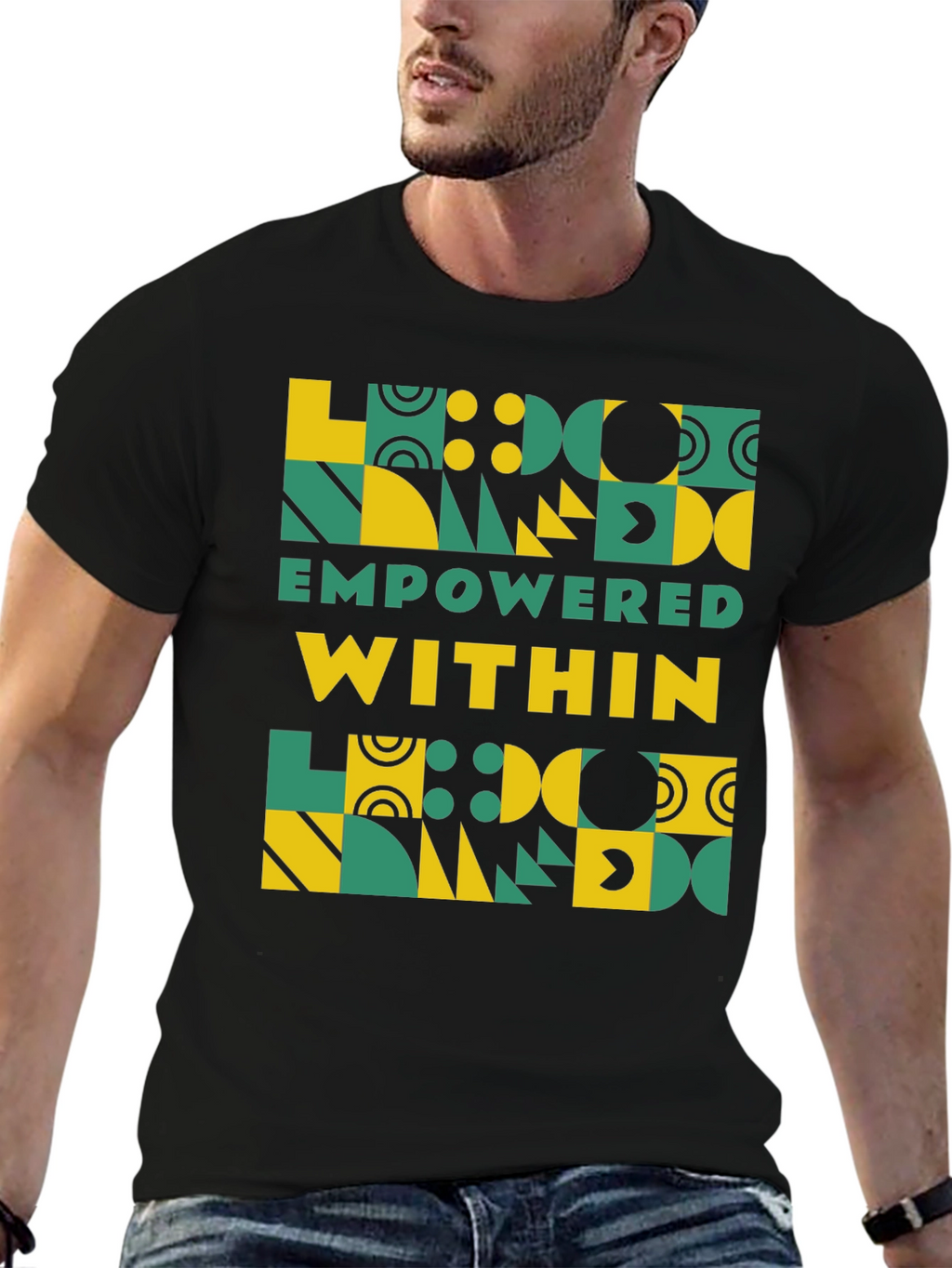 Empowered Within Geometric T-Shirt
