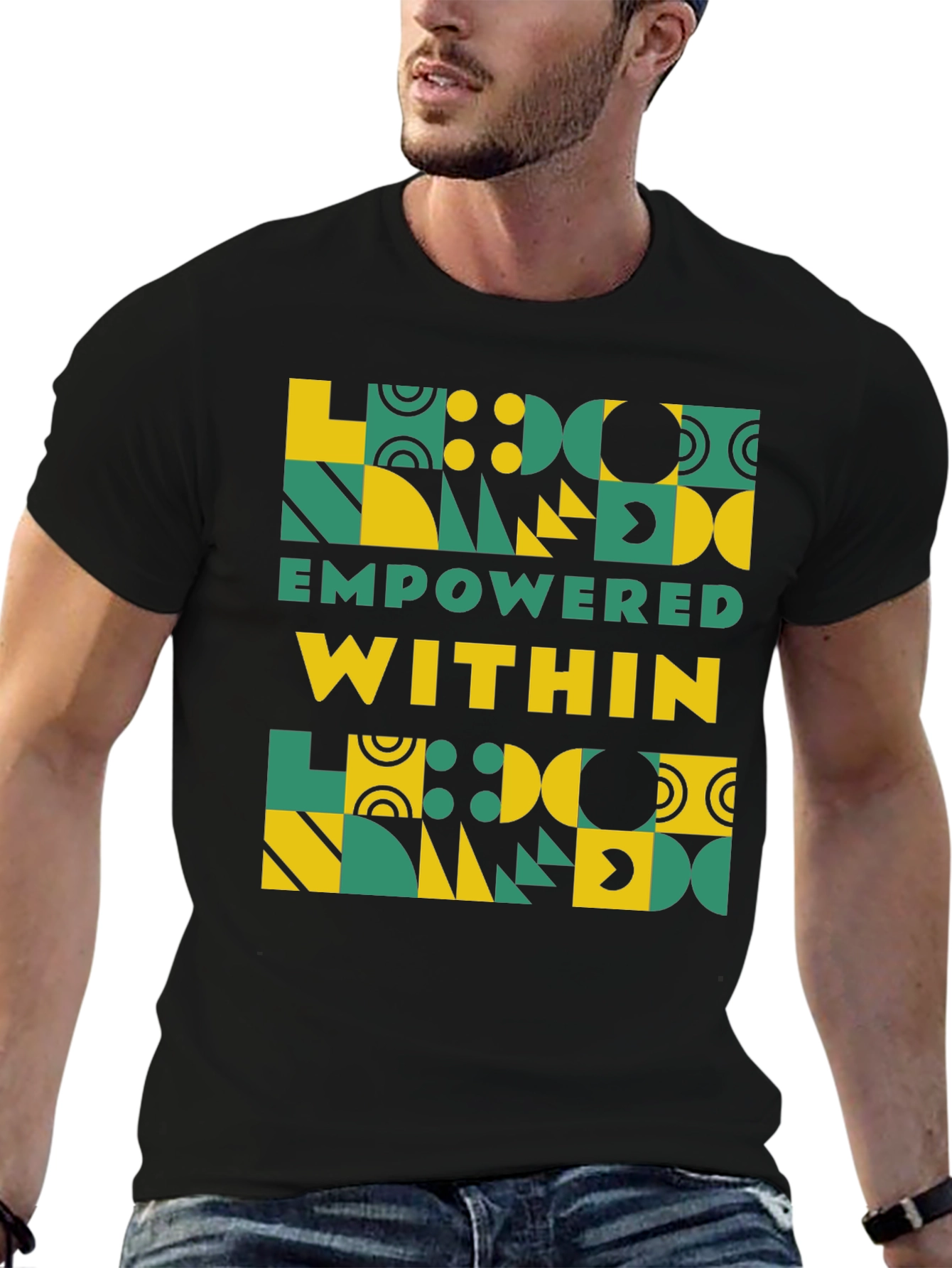 Empowered Within Geometric T-Shirt