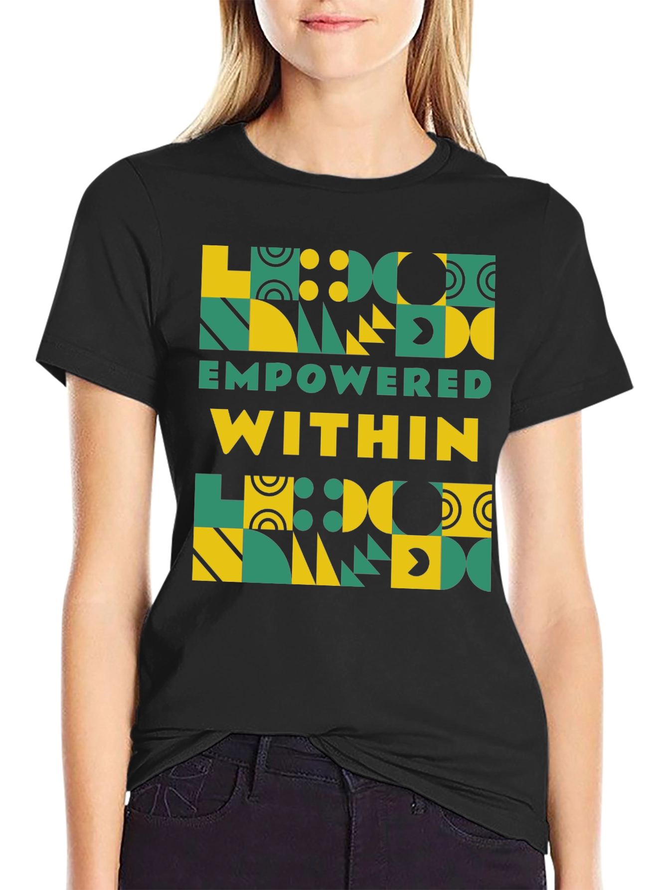 Empowered Within Geometric T-Shirt
