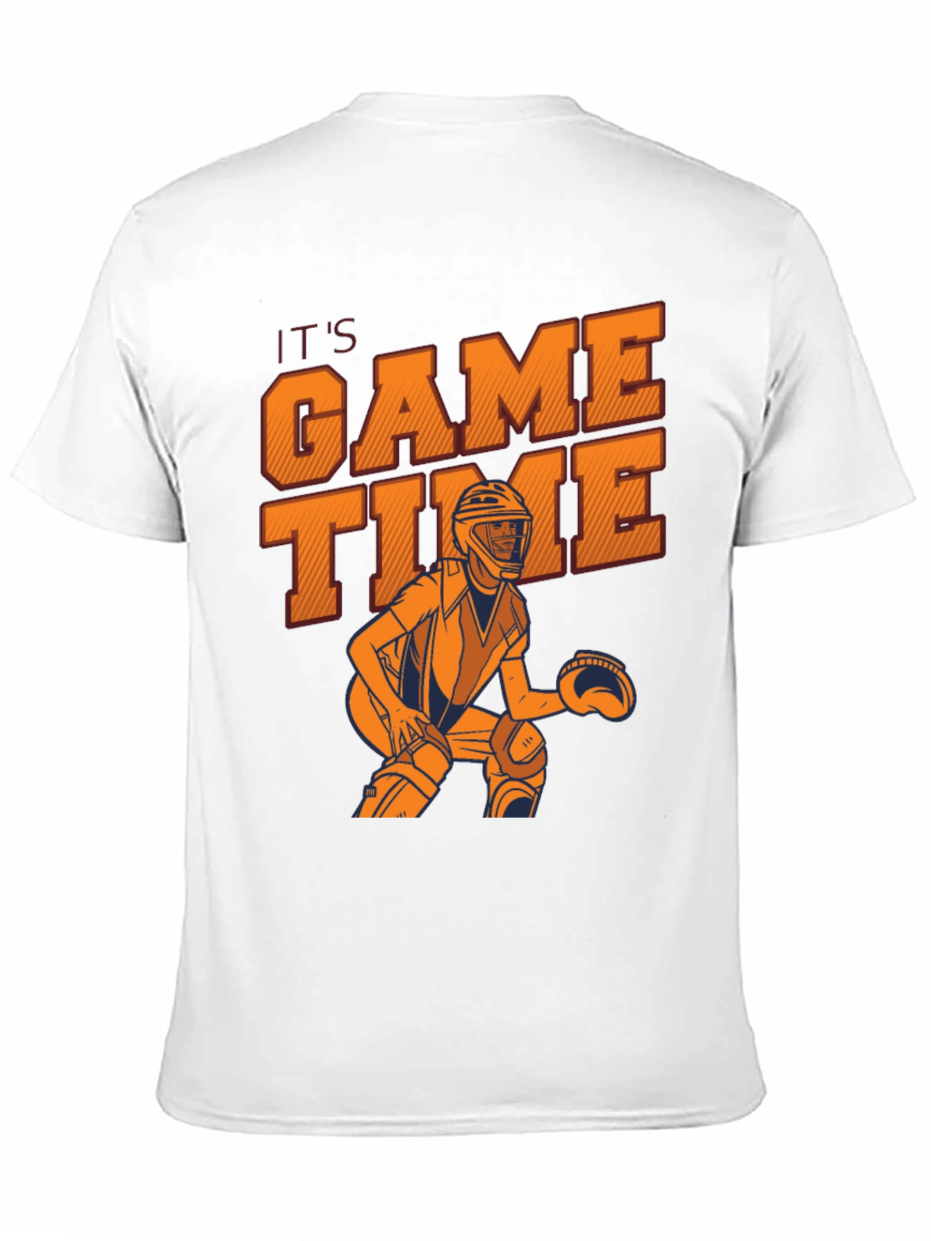Its Game Time Black Graphic Tee