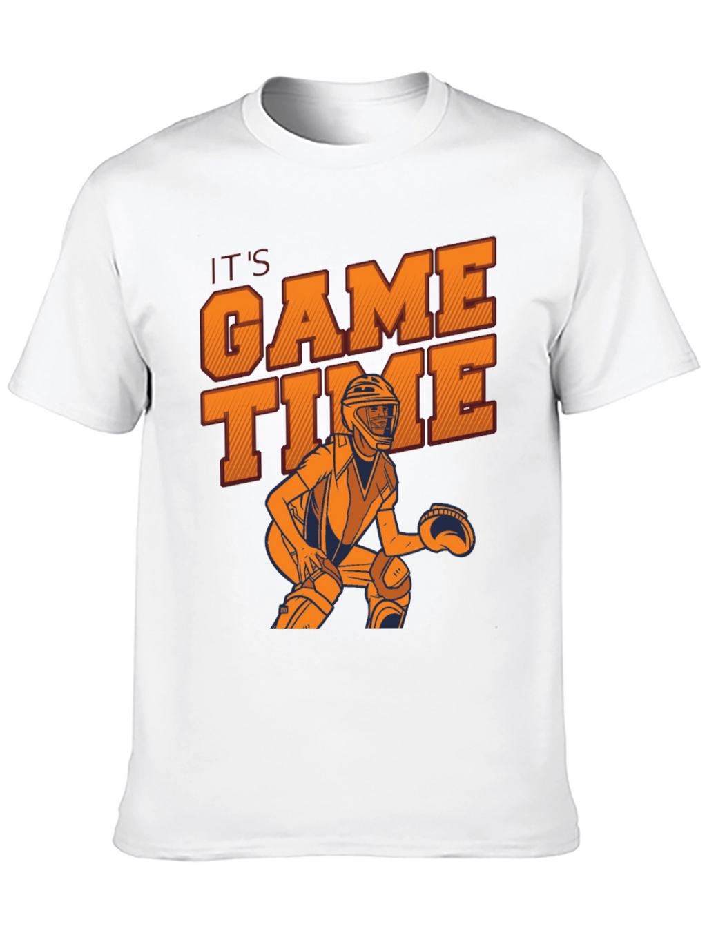Its Game Time Black Graphic Tee