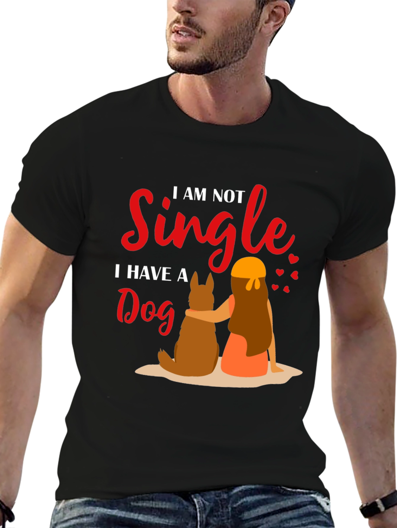 I am Not Single Dog T-Shirt