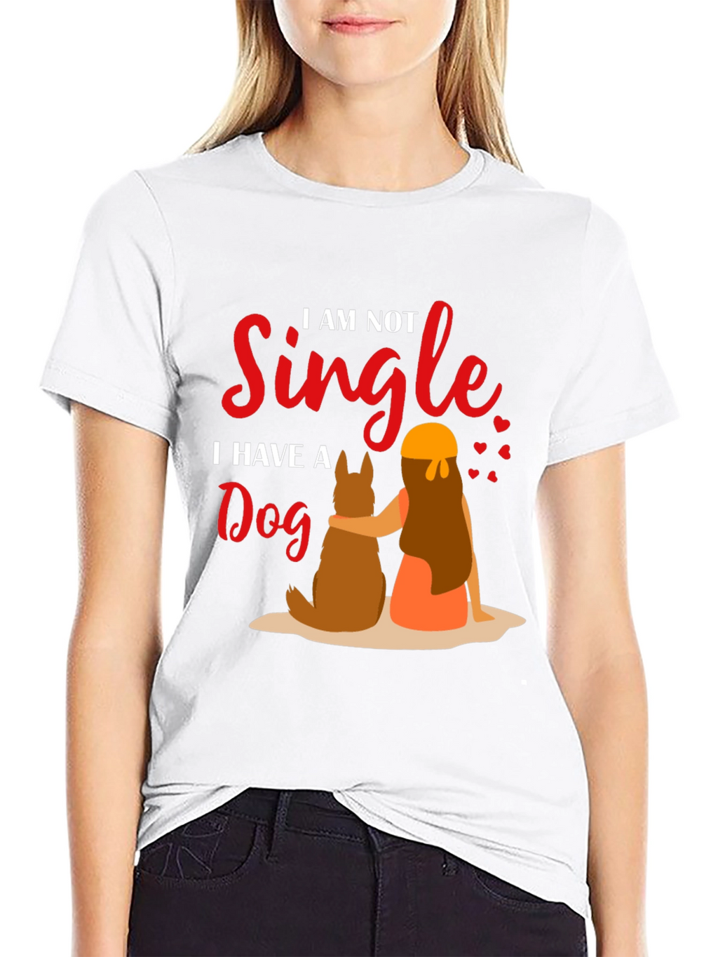 I am Not Single Dog T-Shirt