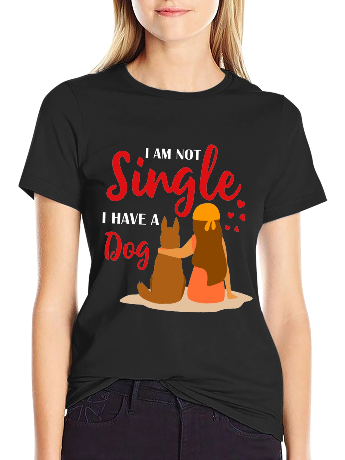 I am Not Single Dog T-Shirt