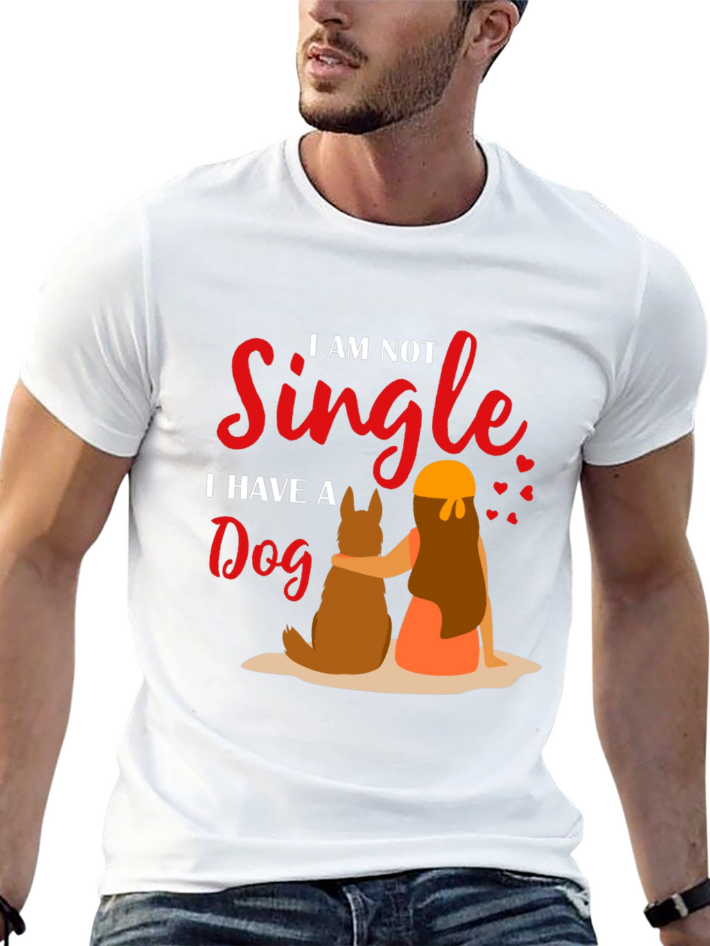 I am Not Single Dog T-Shirt