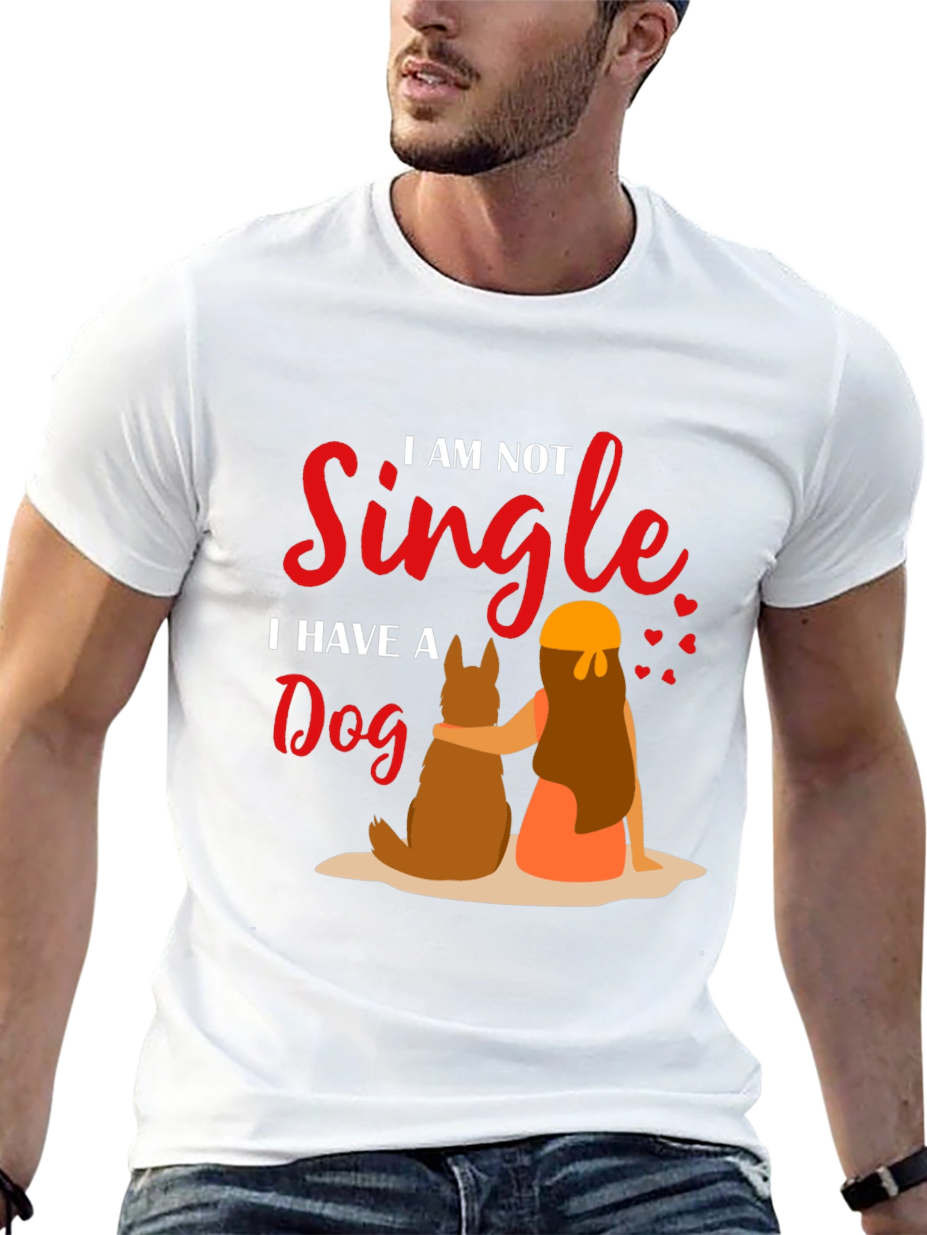 I am Not Single Dog T-Shirt