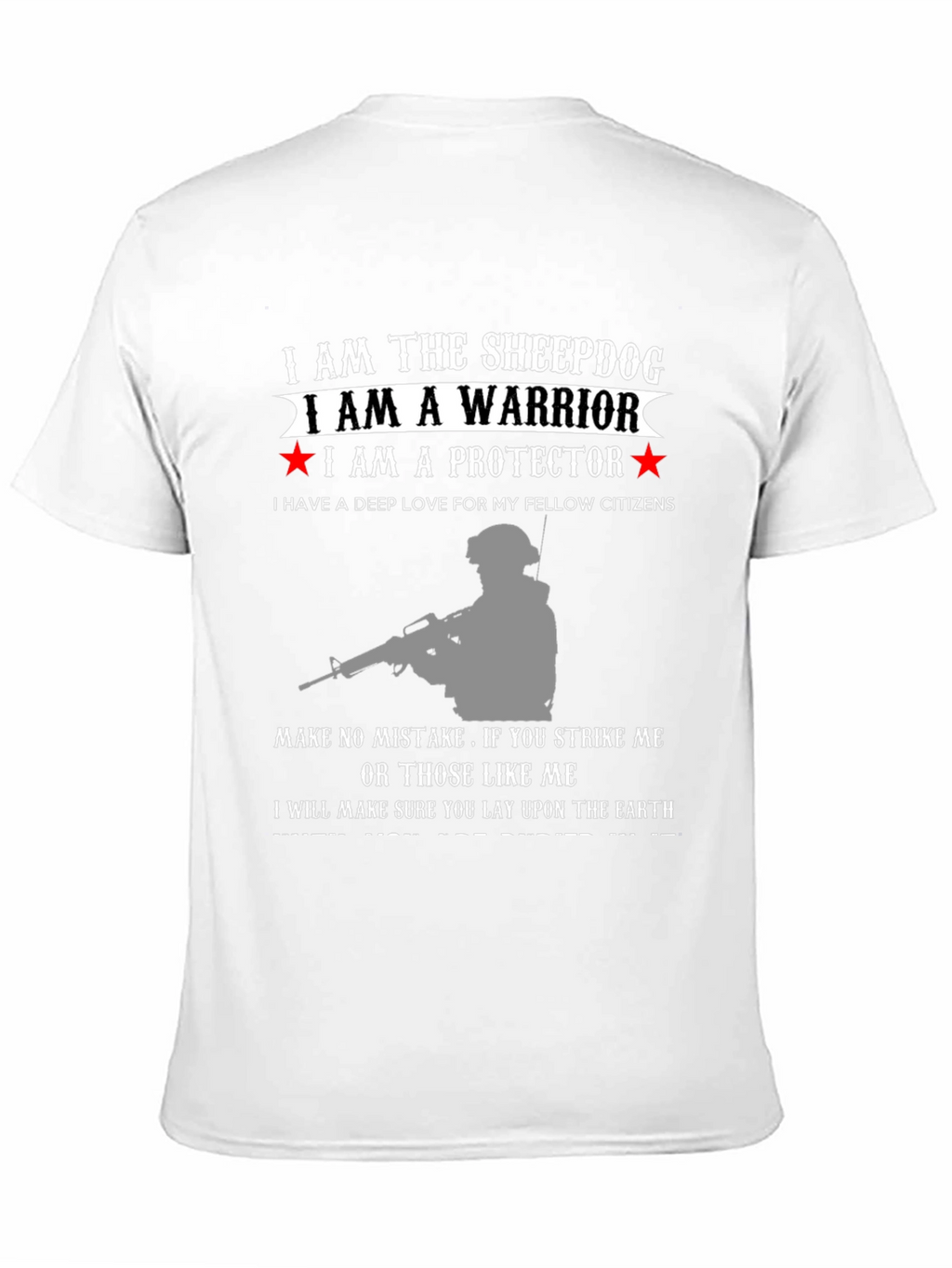 Sheepdog Warrior Protector Graphic Tee