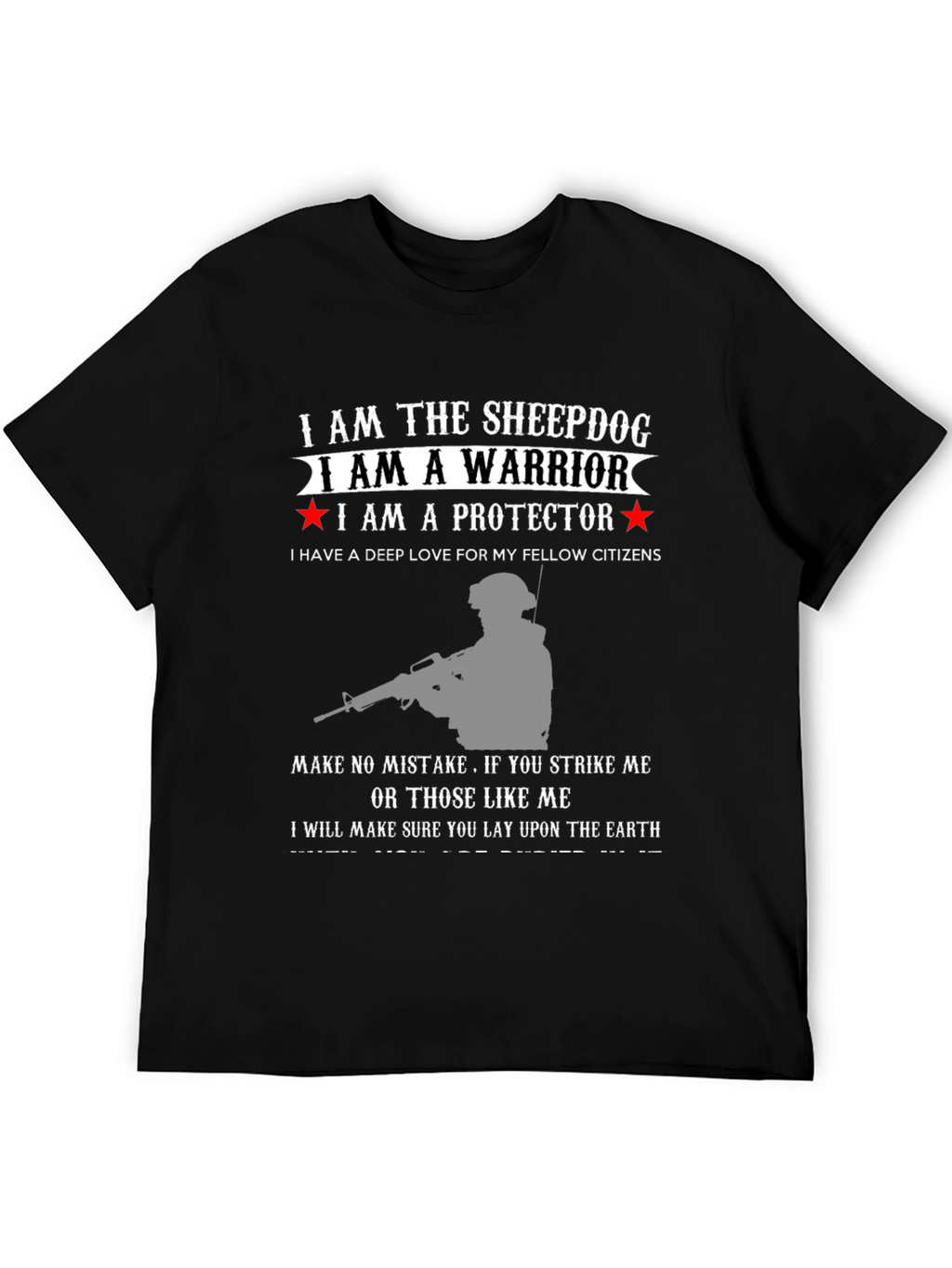 Sheepdog Warrior Protector Graphic Tee