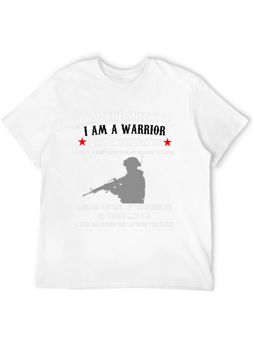 Sheepdog Warrior Protector Graphic Tee