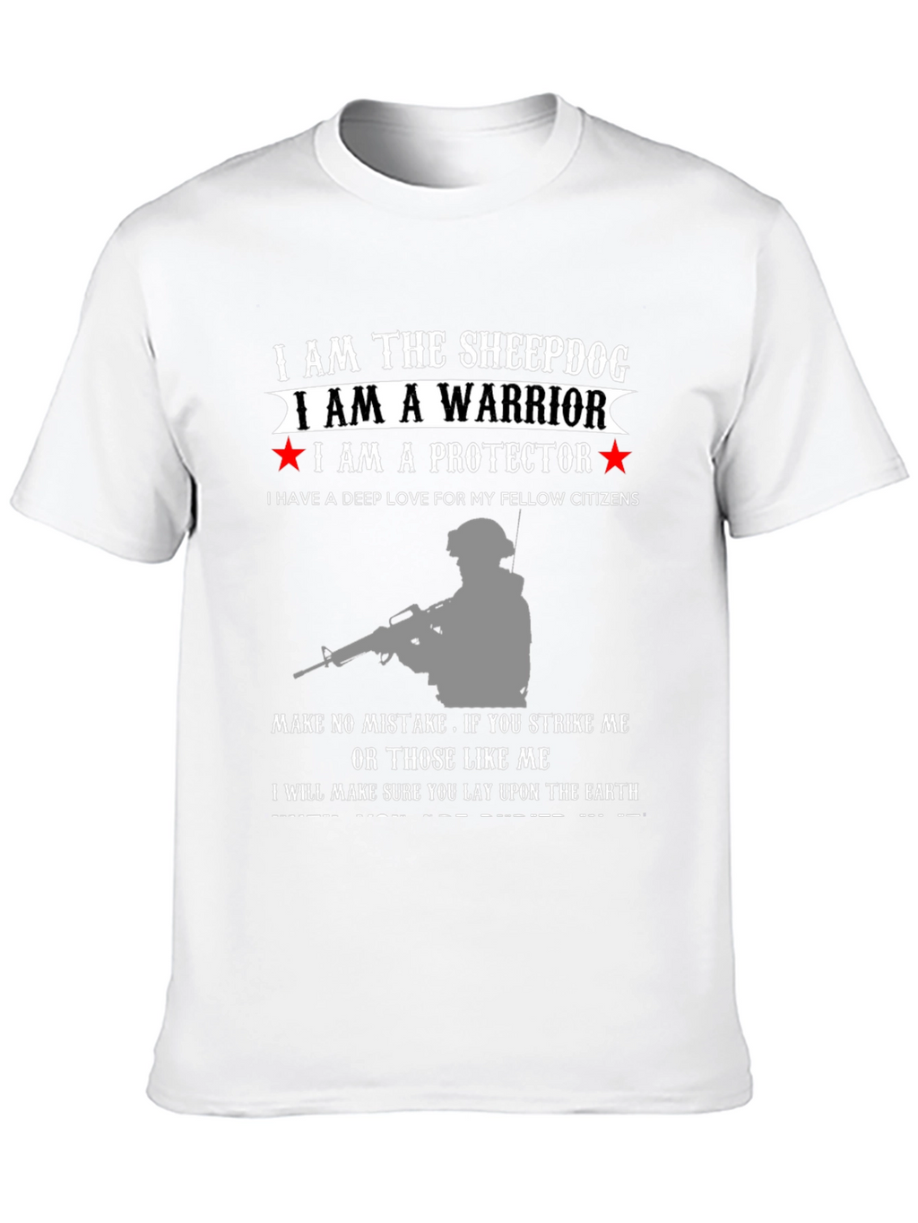 Sheepdog Warrior Protector Graphic Tee