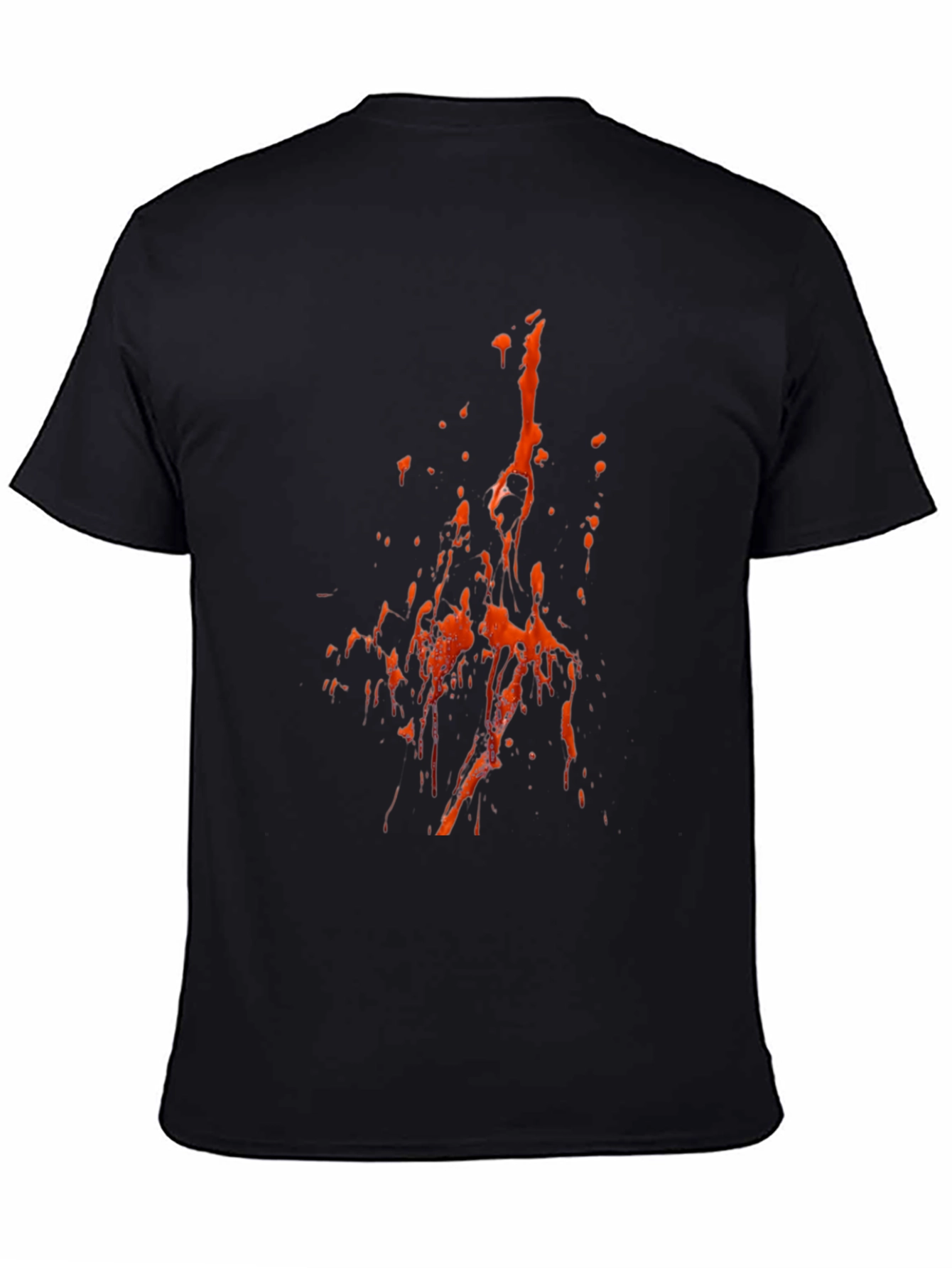 Abstract Splatter T-Shirt - Black