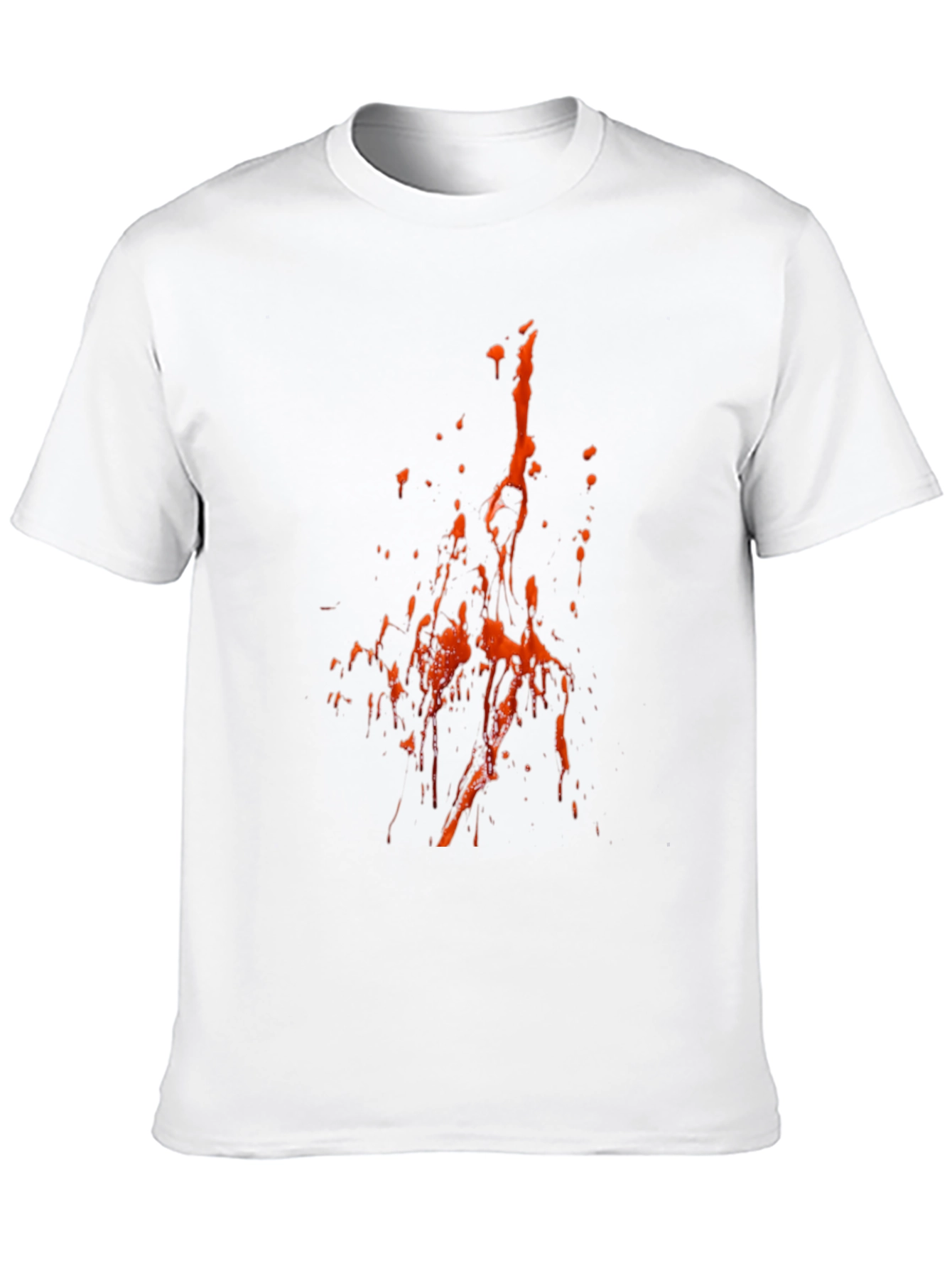 Abstract Splatter T-Shirt - Black