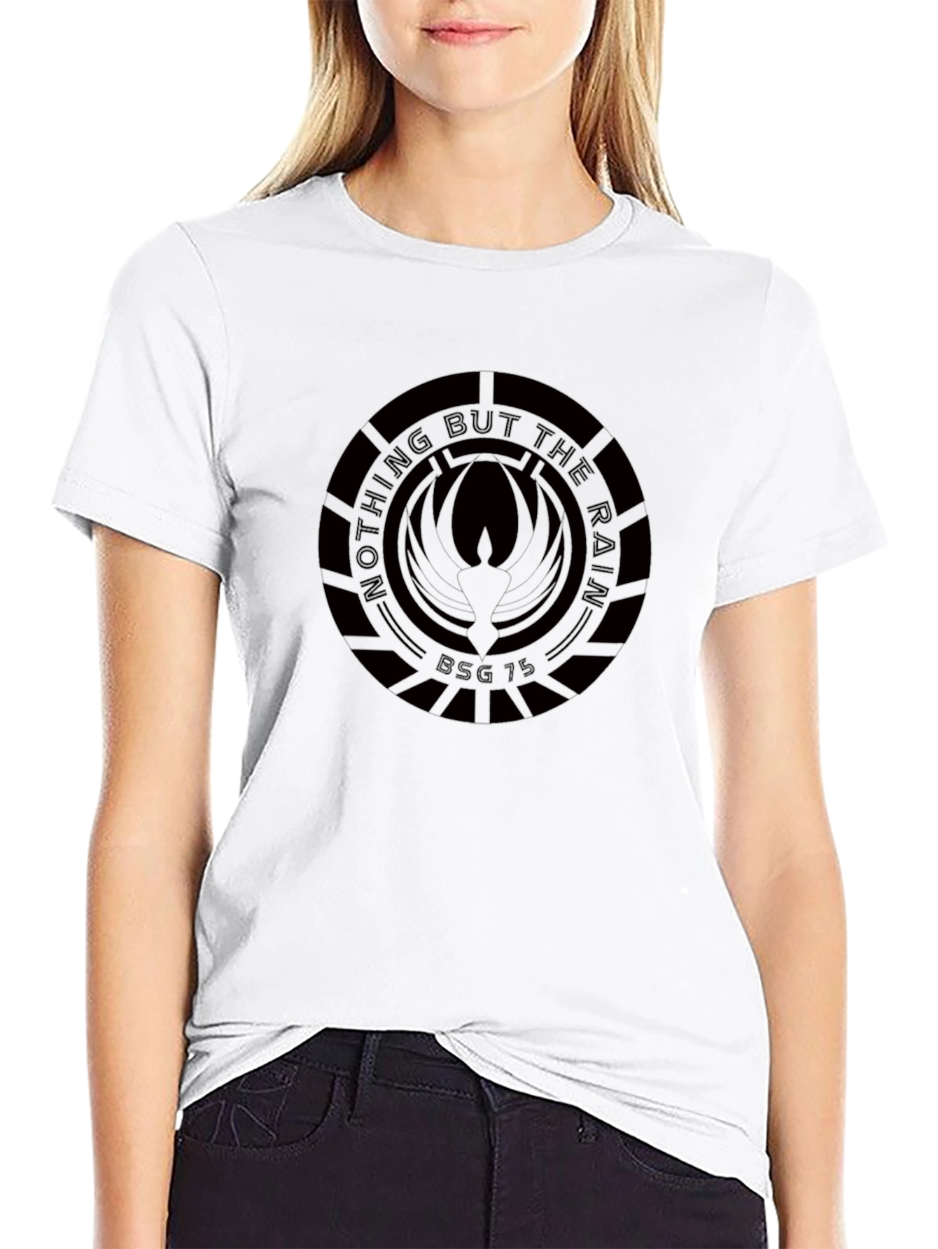 Dark Phoenix Logo Graphic Tee - Sci-Fi Style