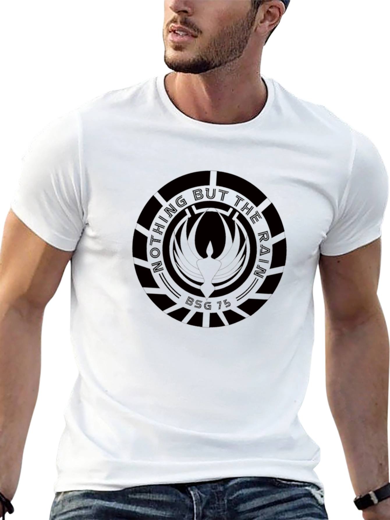 Dark Phoenix Logo Graphic Tee - Sci-Fi Style
