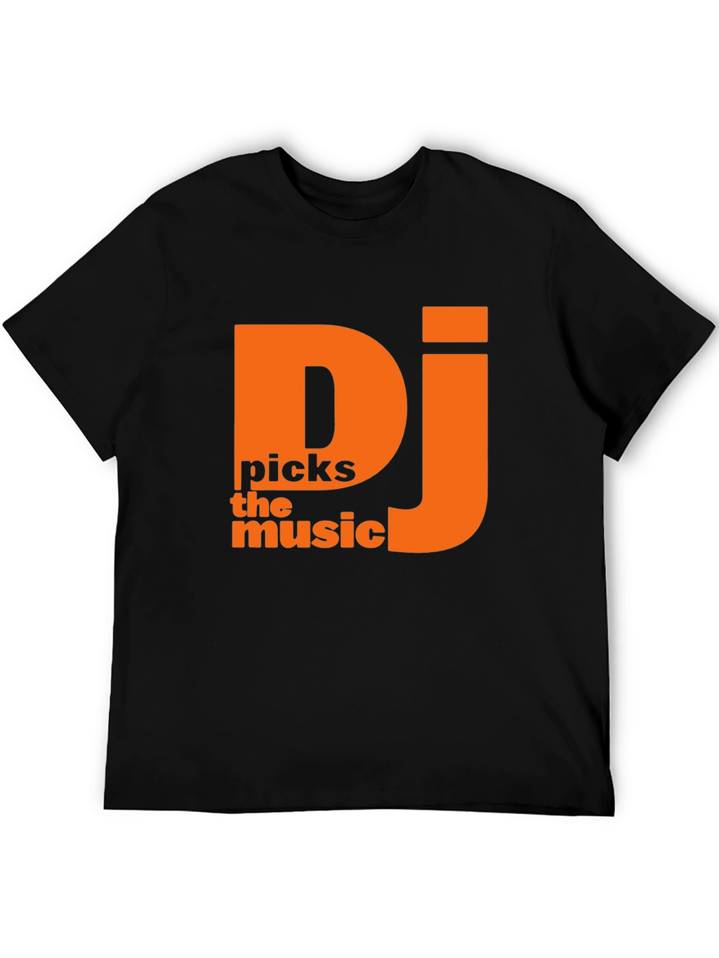 DJ Picks the Music T-Shirt - Black Tee