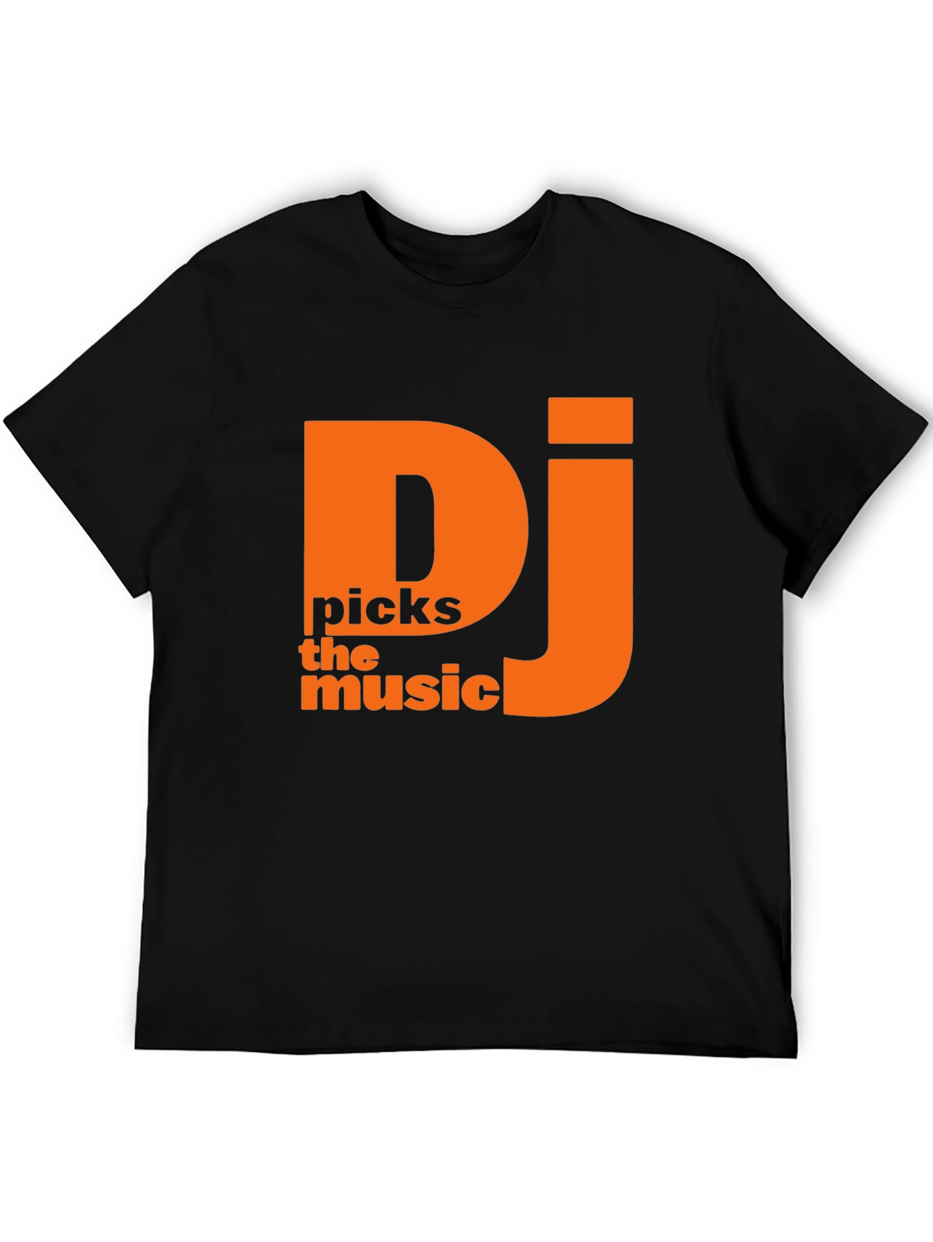 DJ Picks the Music T-Shirt - Black Tee