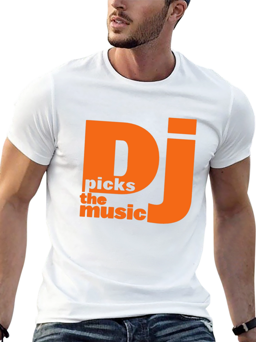 DJ Picks the Music T-Shirt - Black Tee