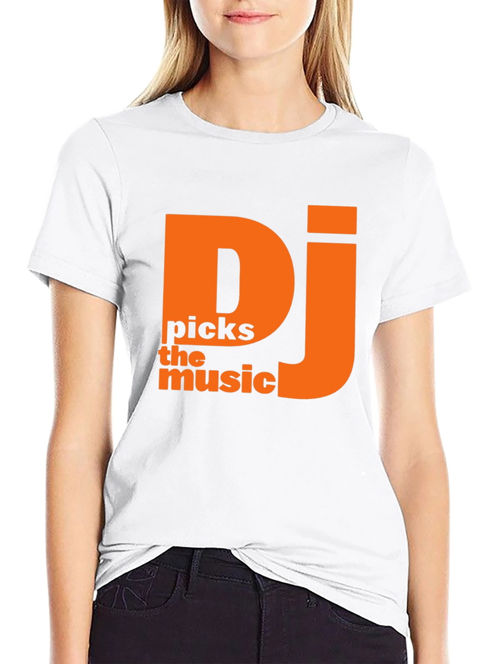 DJ Picks the Music T-Shirt - Black Tee