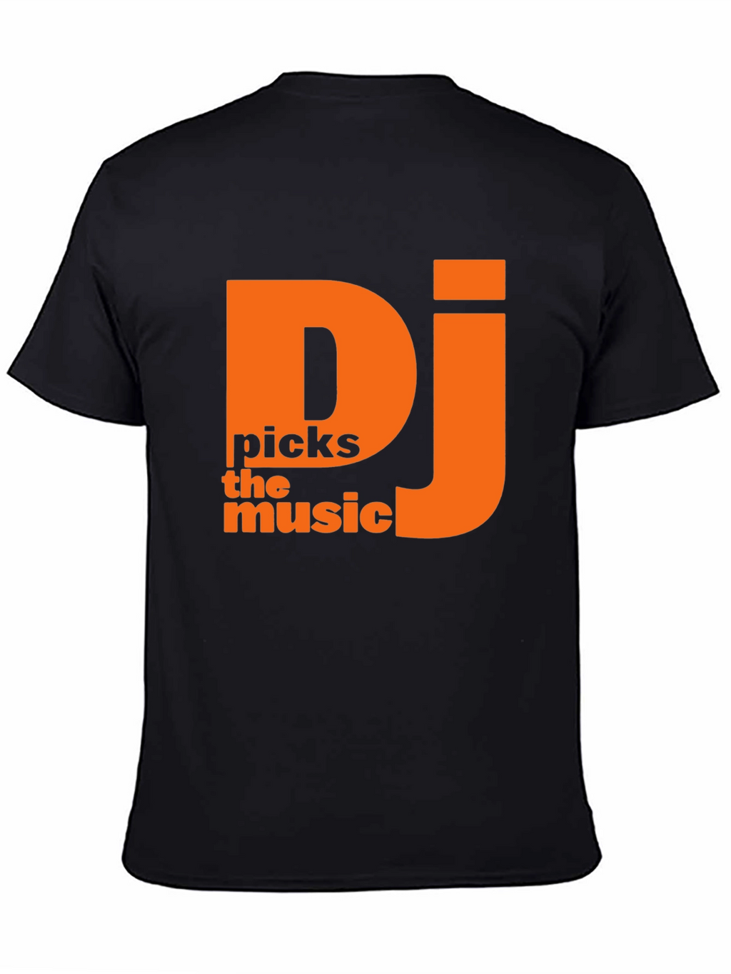 DJ Picks the Music T-Shirt - Black Tee