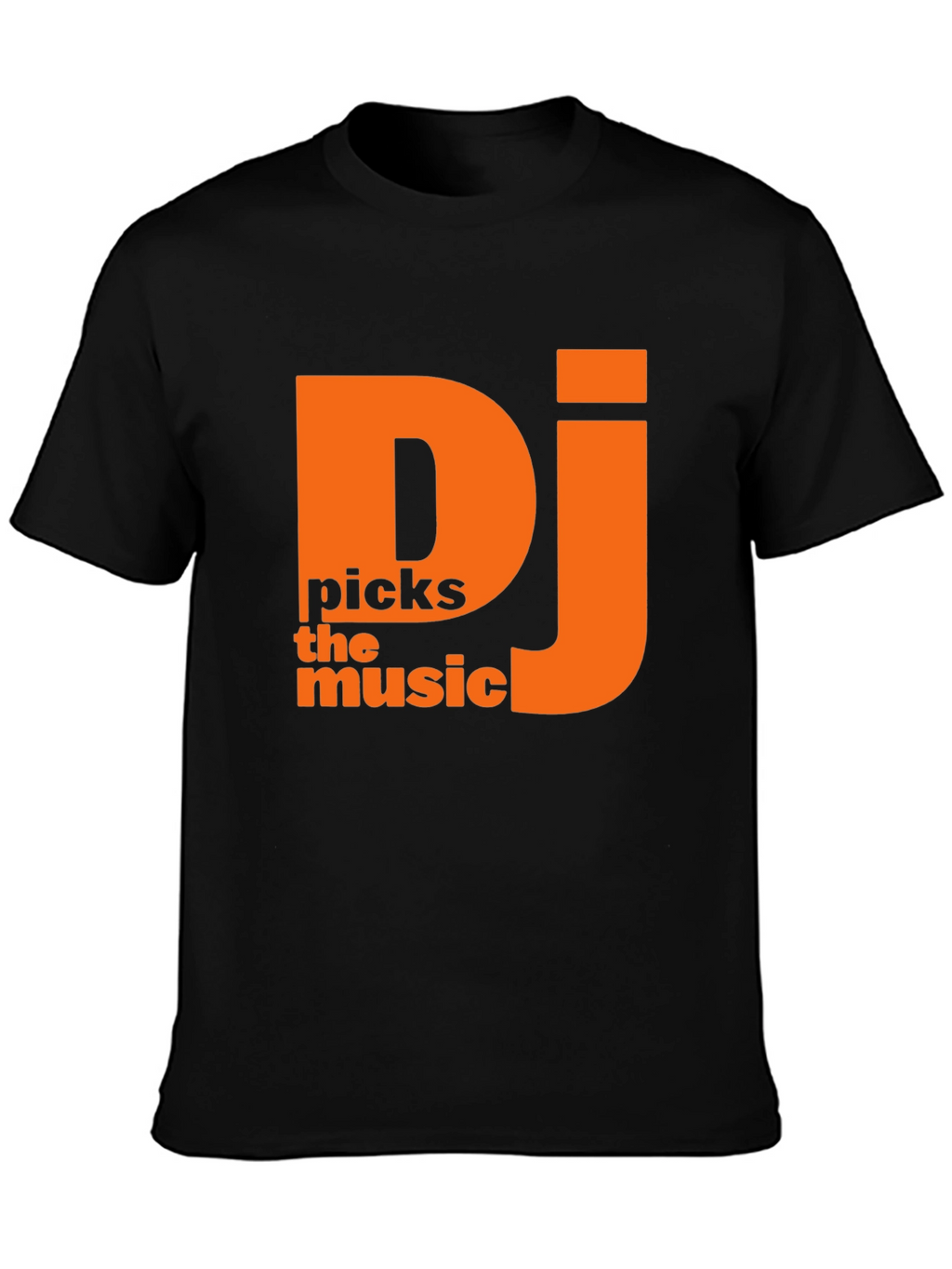 DJ Picks the Music T-Shirt - Black Tee