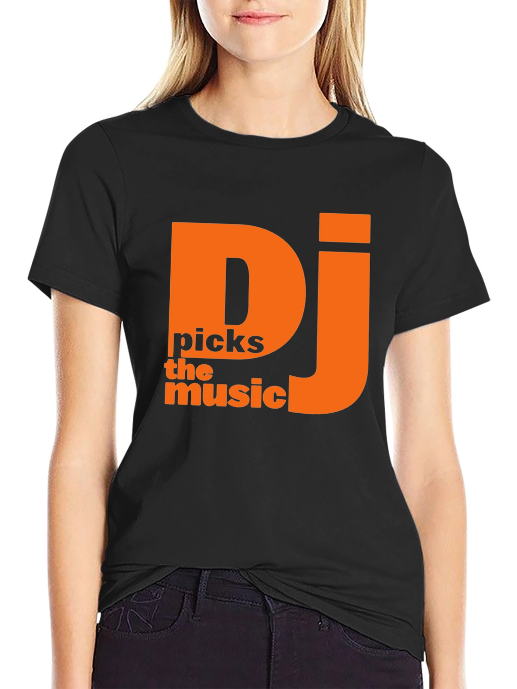 DJ Picks the Music T-Shirt - Black Tee