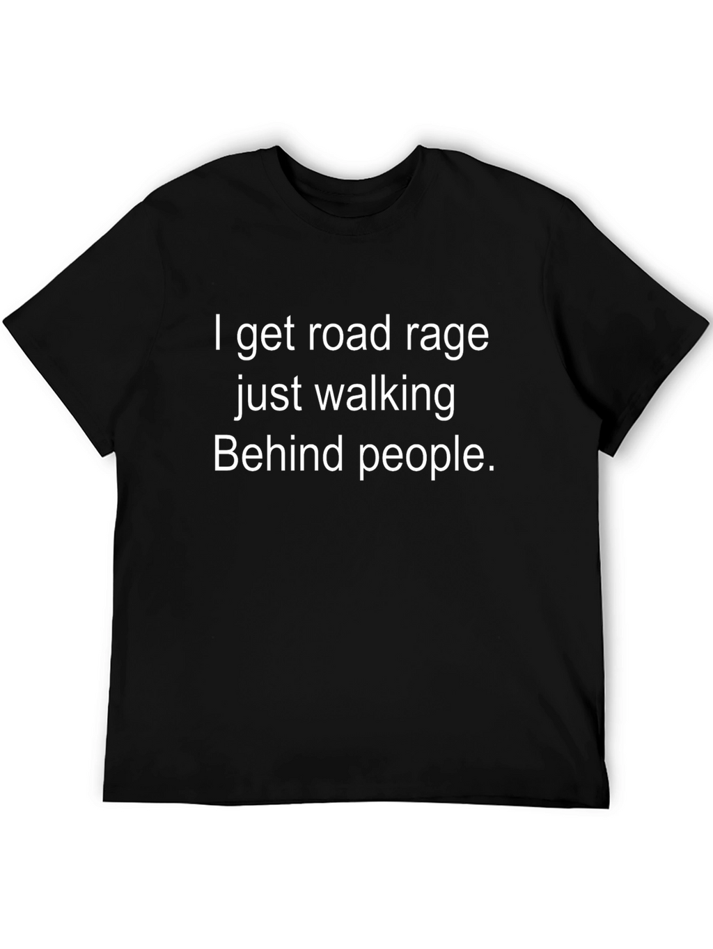 Road Rage Funny Graphic Tee - Black