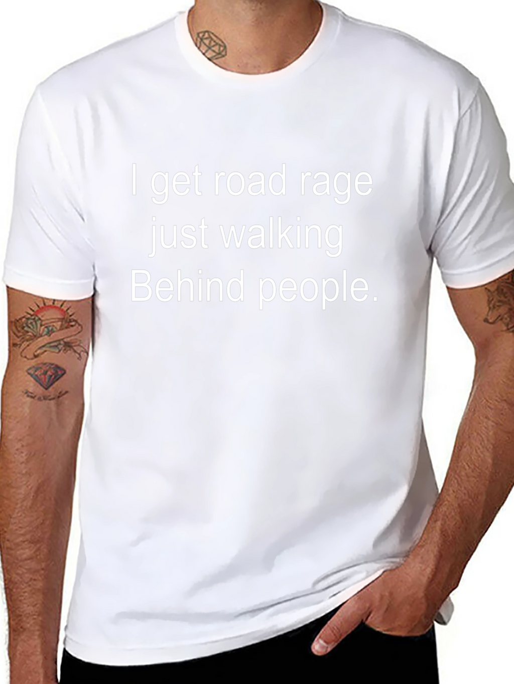 Road Rage Funny Graphic Tee - Black