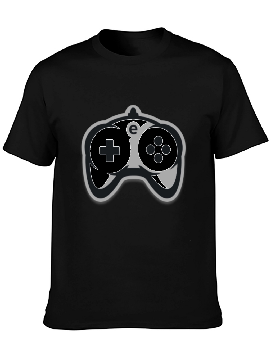 Gamer Controller Graphic Tee - Black Cotton T-Shirt