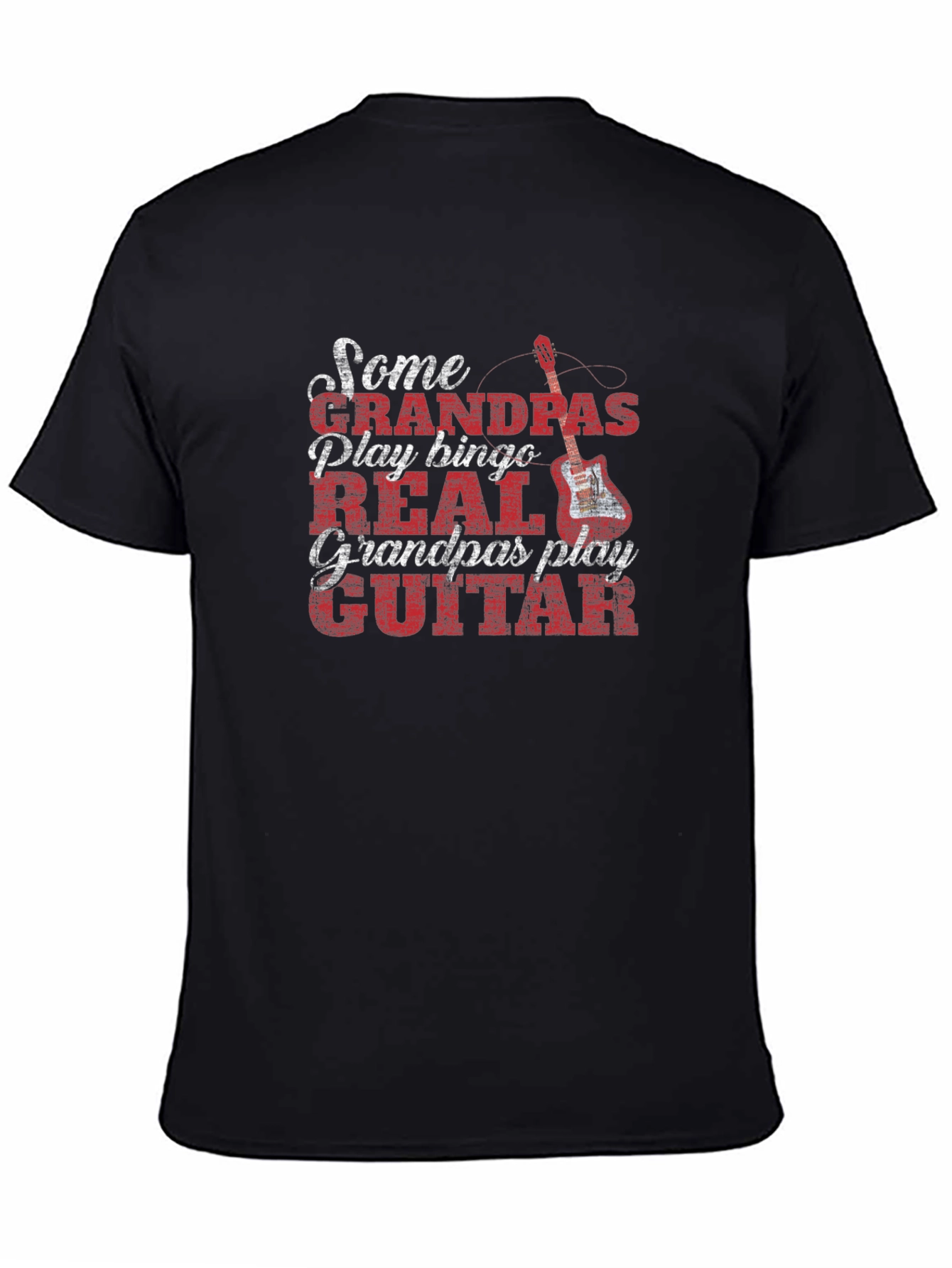 Real Grandpas Play Guitar T-Shirt