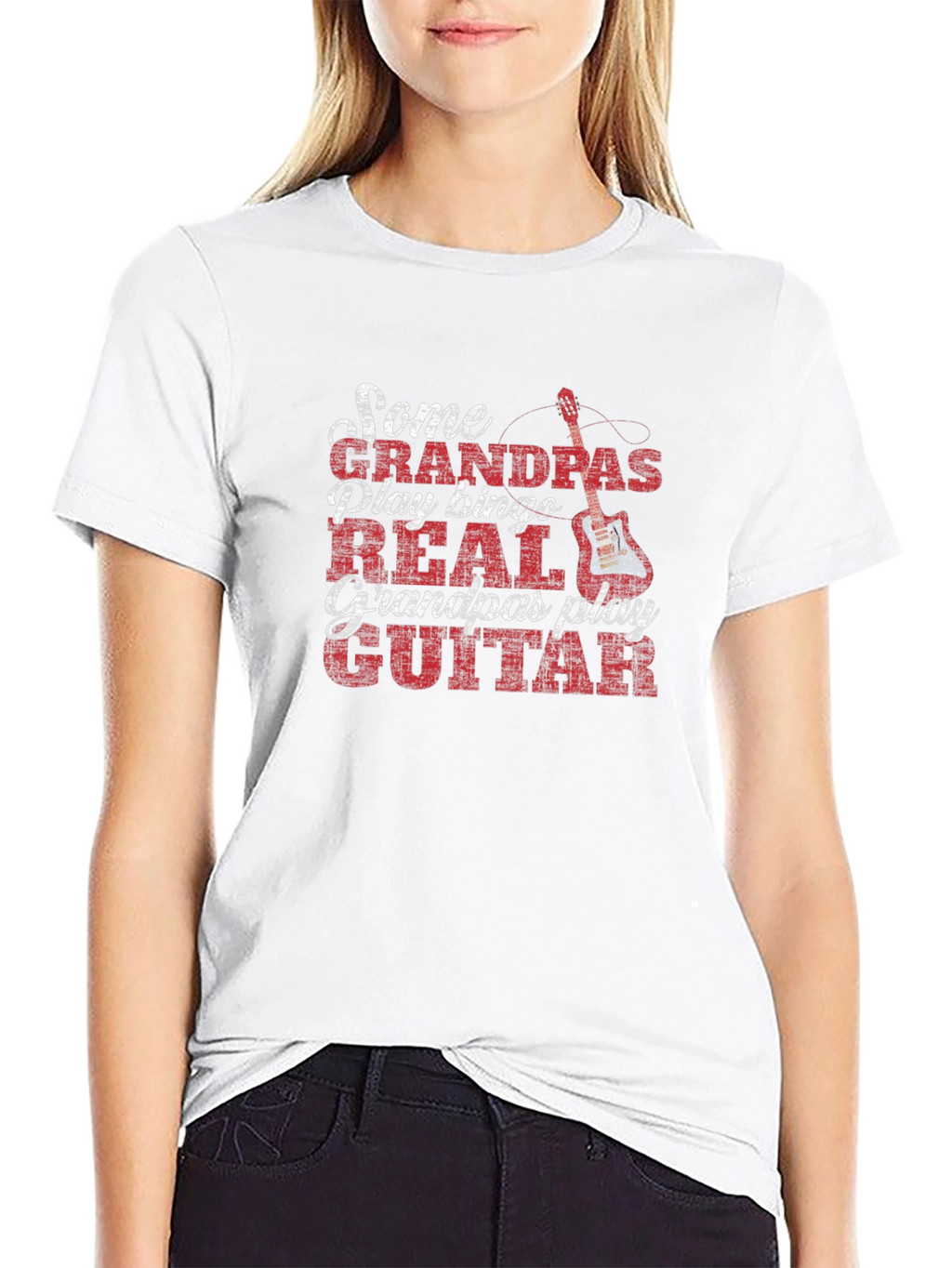 Real Grandpas Play Guitar T-Shirt