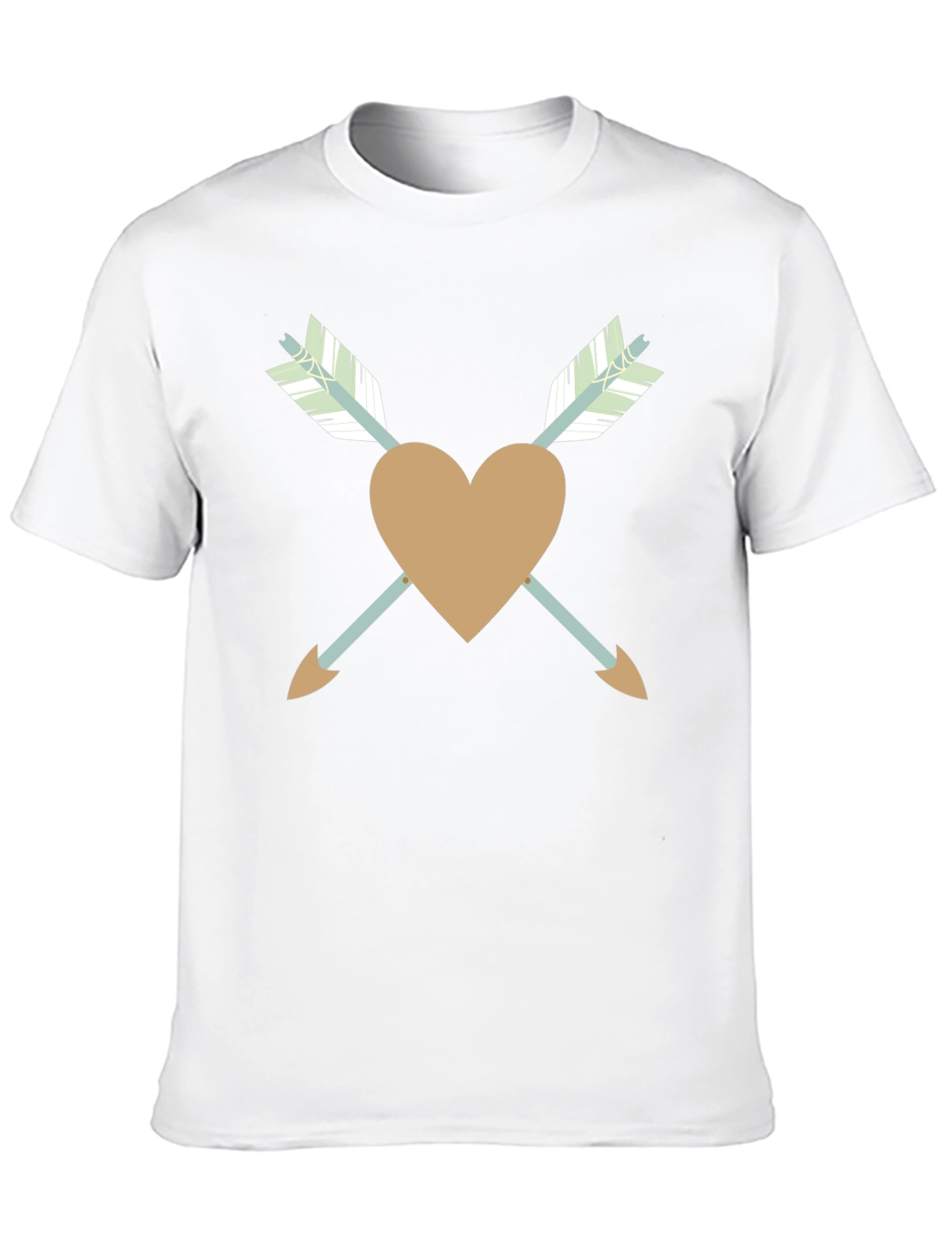 Heart and Arrows Black T-Shirt