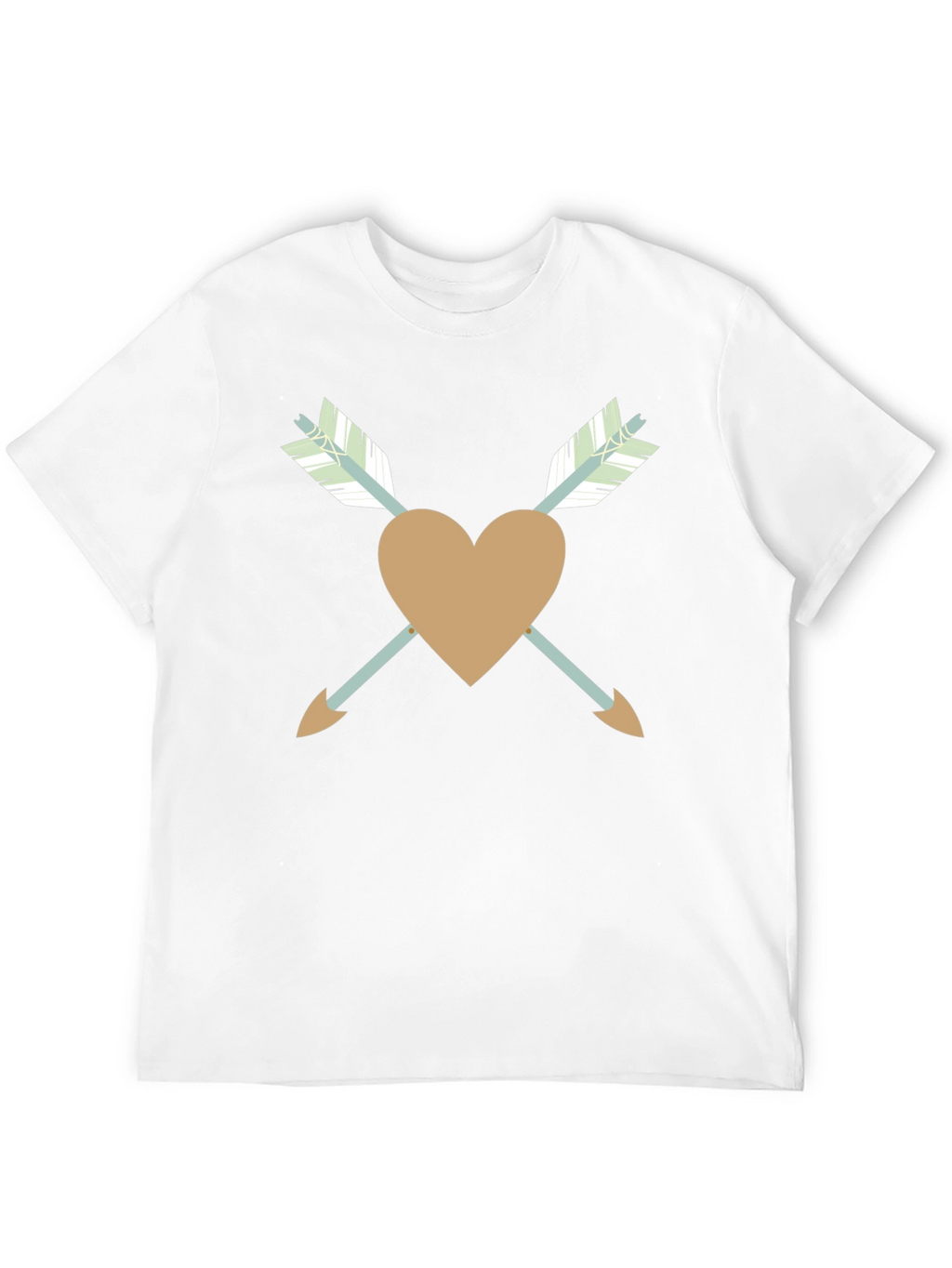 Heart and Arrows Black T-Shirt